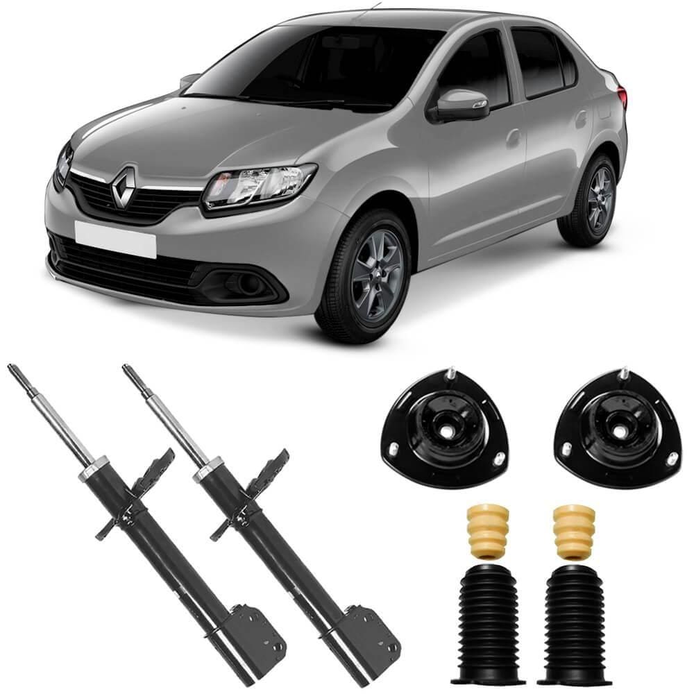 2 Amortecedor Renault Logan 2015 A 2018 Dianteiro Kyb E Kit