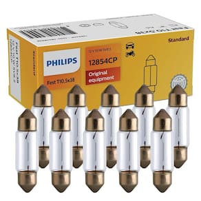 Kit 10 Lâmpada Philips Torpedo 10w 12v Sv8,5 Acessório