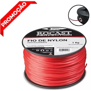 Fio De Nylon Para Aparador Roçadeira De Grama 1.8 mm 2 kilos