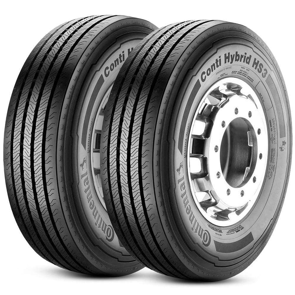 Kit 2 Pneu Continental 295/80r22.5 152/148m Conti Hybrid Hs3
