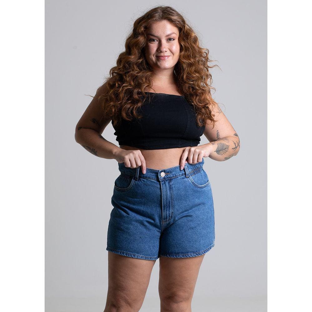 Shorts Básico Sawary Plus Size