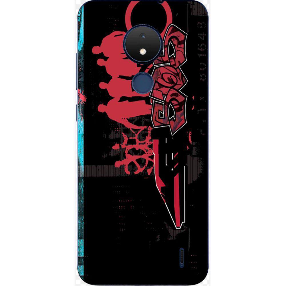 Capa Adesivo Skin055 Verso Para Nokia C21 2022