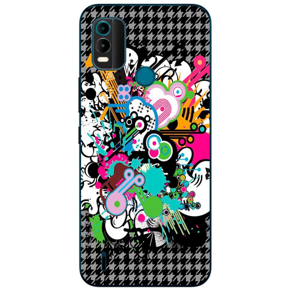 Capa Adesivo Skin022 Verso Para Nokia C21 Plus 2022