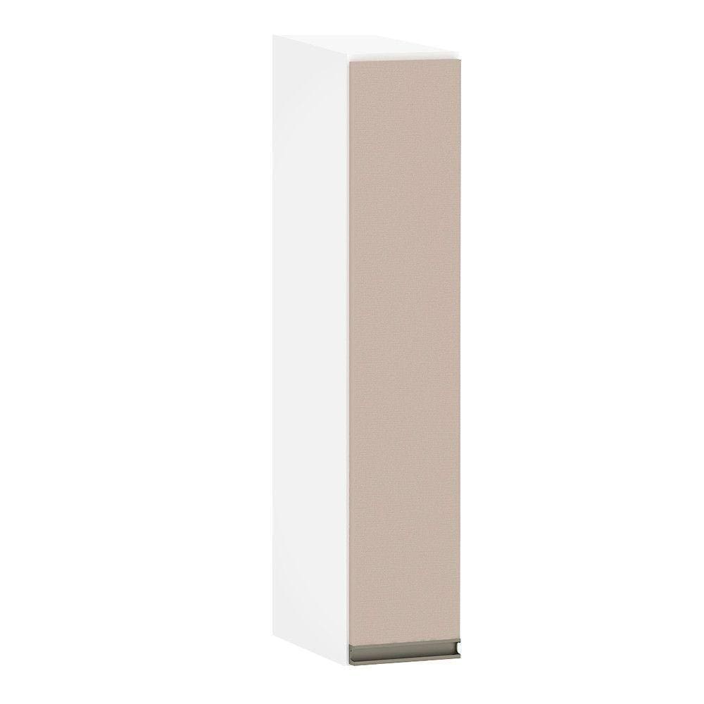 Armário Aéreo 15cm 1 Porta Pérola Branco Polar C/Connect