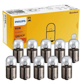 Kit 10 Lâmpada Philips Standard R5w 12v 67 Ba15s Sinalização
