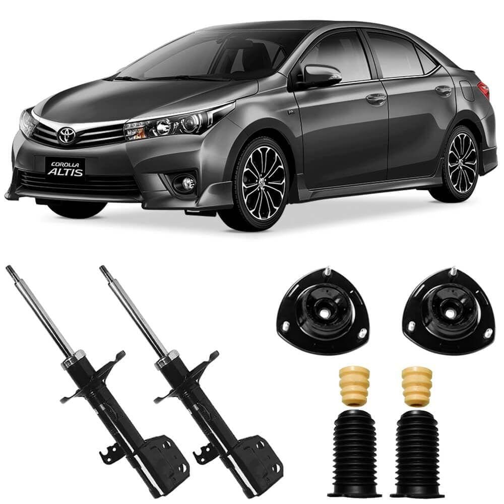 2 Amortecedor Corolla 2015 A 2018 Dianteiro Le Kyb E Kit