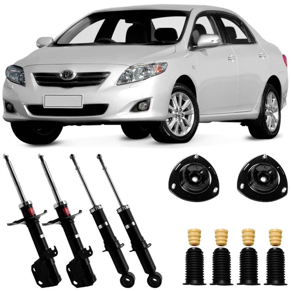 4 Amortecedor Corolla 2009 A 2014 Diant Tras Kayaba E Kit