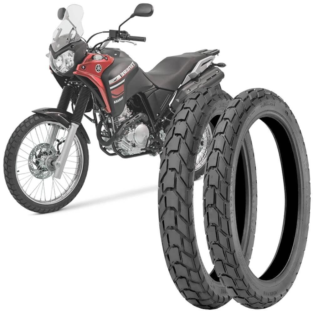 2 Pneu Moto Tenere 250 120/80-18 62s 90/90-21 54s T&c