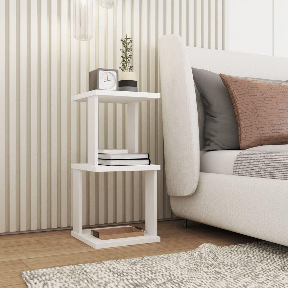 Mesa de Cabeceira Spin360 Branco
