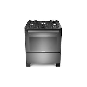 Fogão 5 Bocas Tripla Chama Mesa de Vidro Automático Bivolt Itamaster Itatiaia Prata
