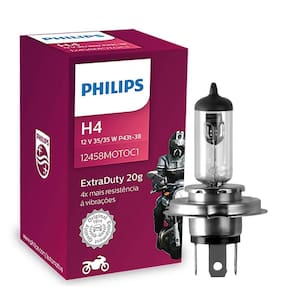 Lâmpada Philips Moto Extraduty 35w 12v P43t-38 H4 Farol