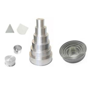 Kit Formas Assadeiras Redonda 6 Pçs + Kit Espatulas