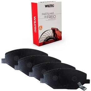 Kit Pastilha Freio Nissan March 2012 a 2018 Dianteiro Willtec