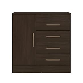 Cômoda Demóbile Montevidéu 1 Porta 4 Gavetas