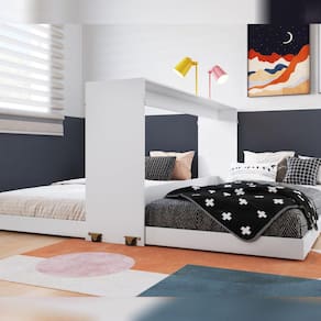 Cama Dupla Articulável Horizontal Solteiro Phoenix Branco