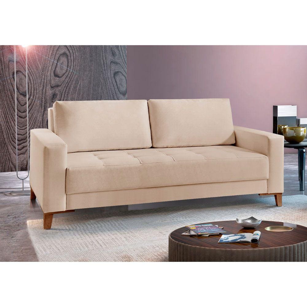 Sofá Fixo Orion 3 Lugares Luxo 180cm Castellar Móbile