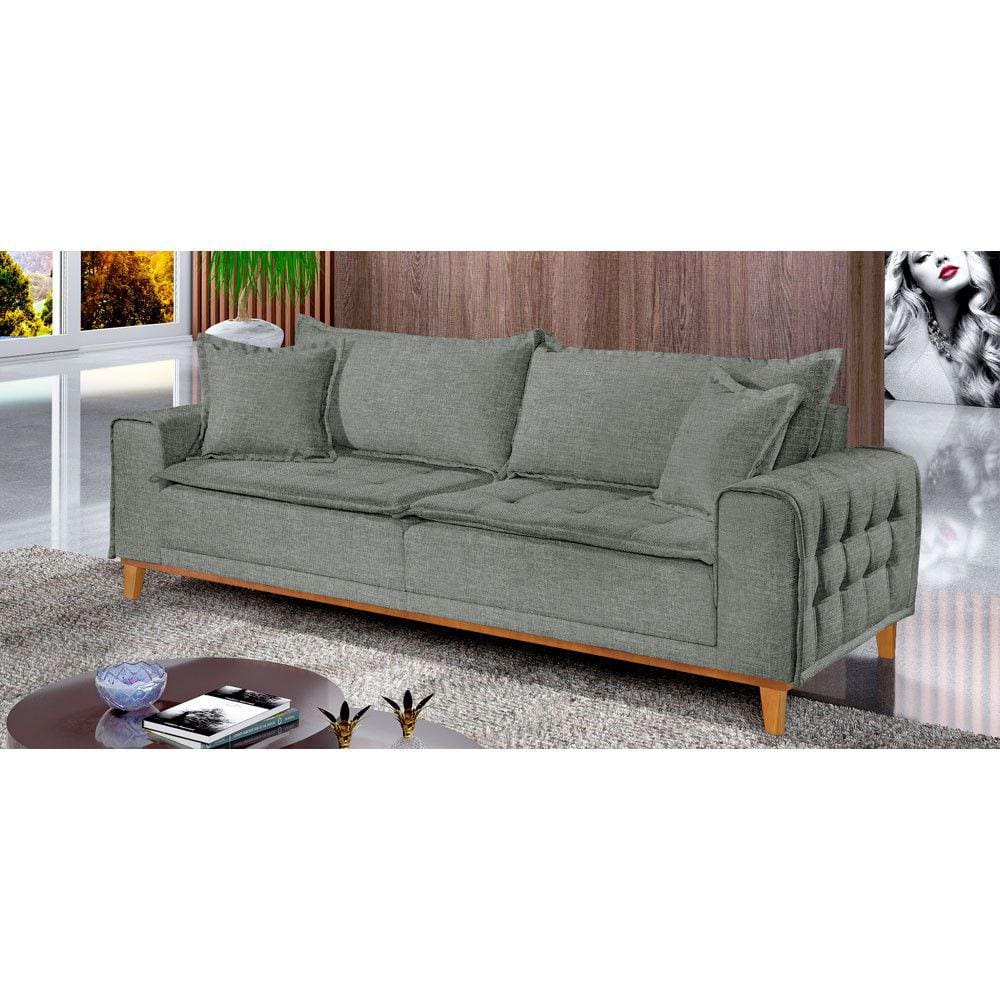 Sofá Fixo Orfeu 3 Lugares Luxo 200cm Castellar Móbile