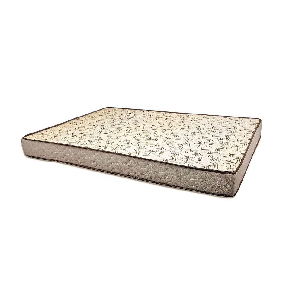 Cama Box Solteiro 88 Tecido Sintético Marrom Com Colchão 88 Flórida Bello Box - 100% Espuma - D26 Cinza