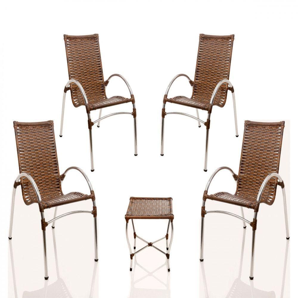 Conjunto Poltronas Para Varanda Edícula Jardim