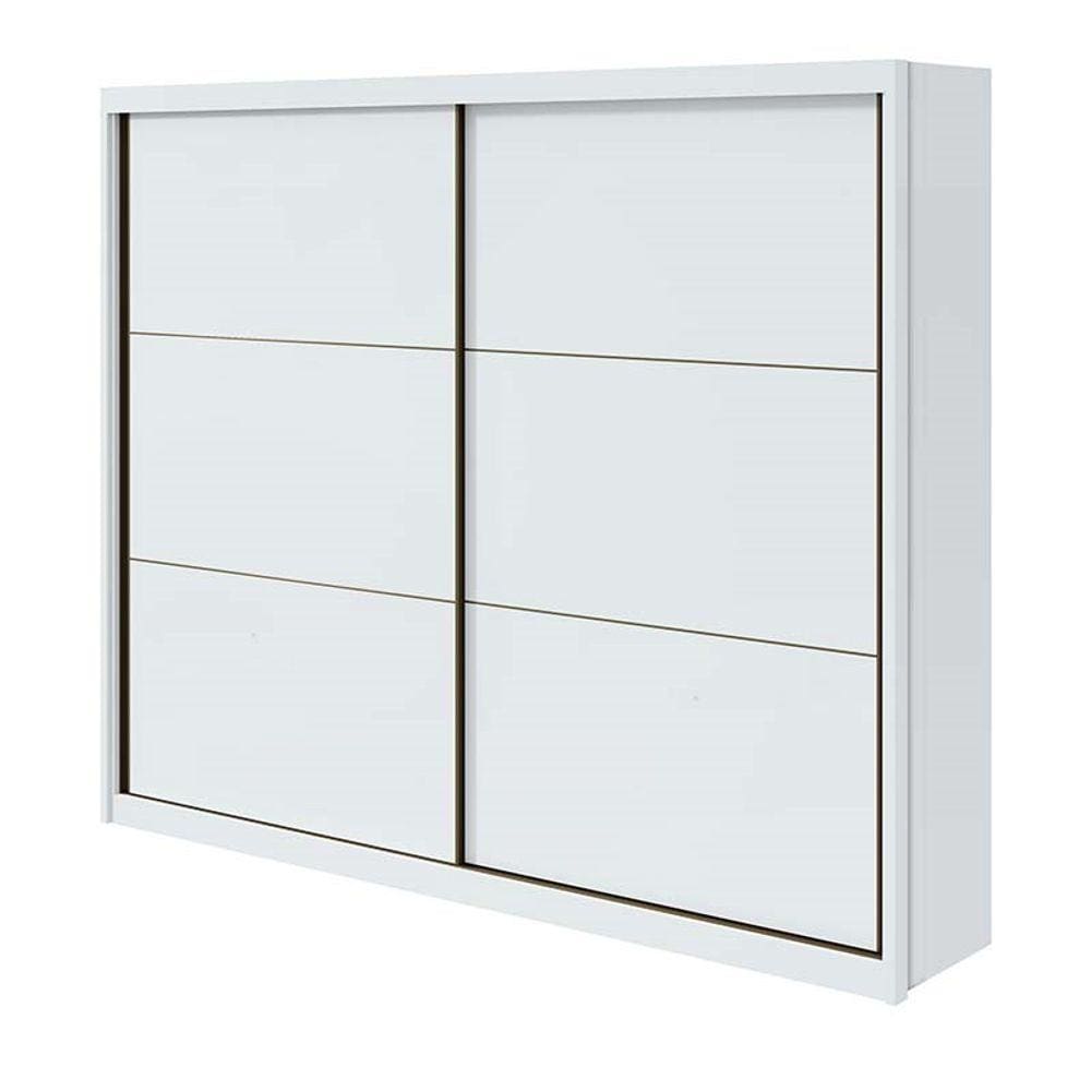 Guarda Roupa Casal 2 Portas 6 Gavetas Toronto Lopas Branco