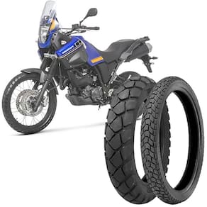 2 Pneu Moto Ténéré 660 130/80-17 65s 90/90-21 54s T&c