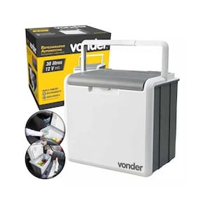 Caixa Térmica Refrigerador Cooler Automotivo Vonder 30L 12V