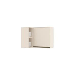 Armário Aéreo de Cozinha Canto Reto 1 Porta Connect Henn