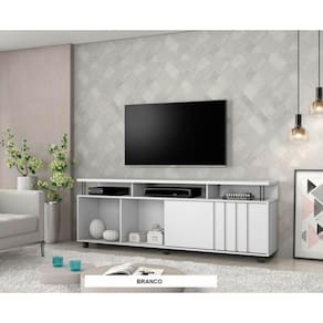 Rack Atraente para TVs até 75 Polegadas Candian JCM Movelaria