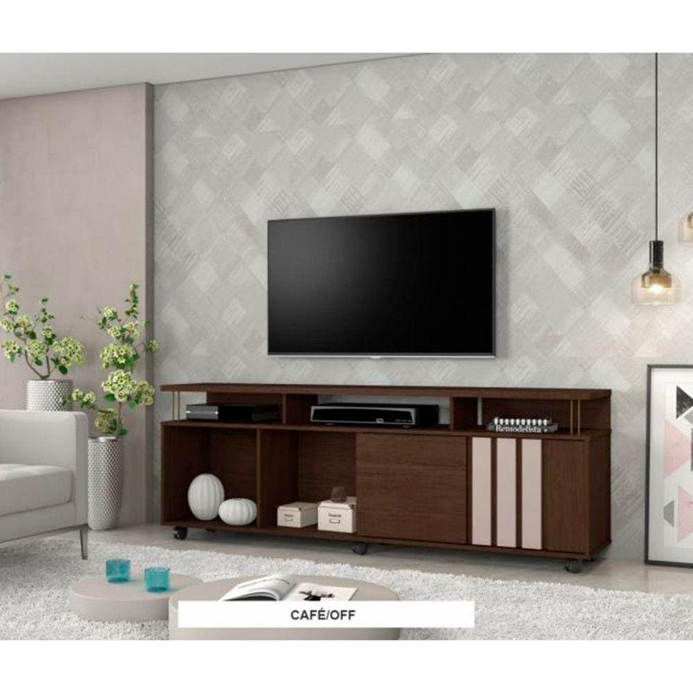 Rack Atraente para TVs até 75 Polegadas Candian JCM Movelaria