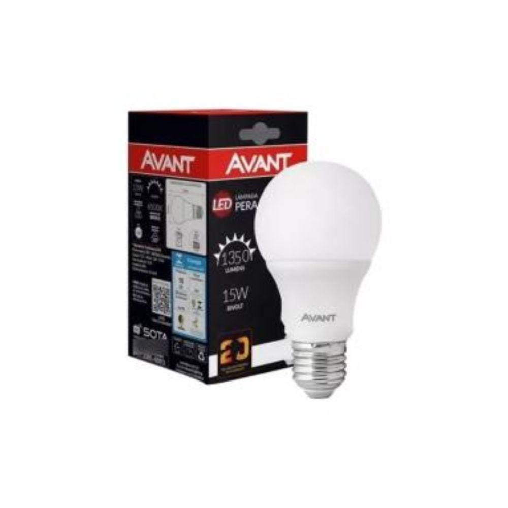 Lâmpada Led Bulbo Avant 15W 6500k E27 Bivolt 5 Uni.