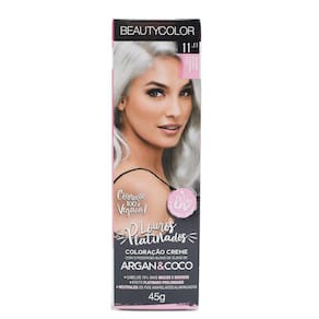 Beauty Color Coloração Creme 11.11 Louro Claríssimo Especial Platinado 45g