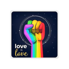 Mini Luminária Box Love Is Love USB