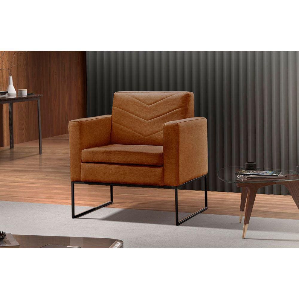 Poltrona Apolo Luxo Base Preto Castellar Móbile