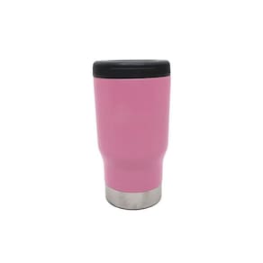 Copo Térmico Porta Lata Garrafa Long Neck Rosa Booglee