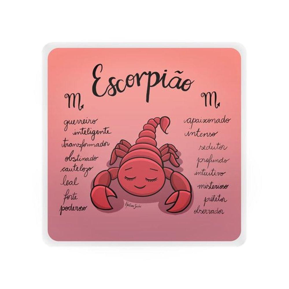 Mini Luminária Box Signos Escorpião USB