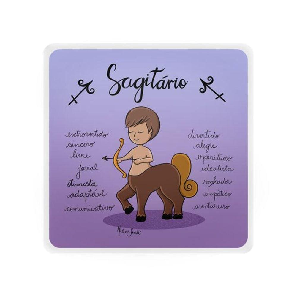 Mini Luminária Box Signos Sagitário USB