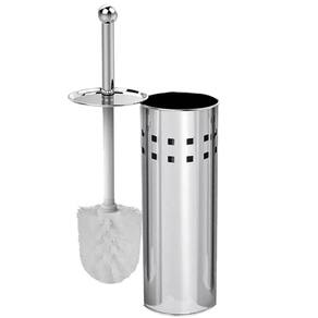 Escova Sanitaria Inox C Suporte 27X10cm Banheiro