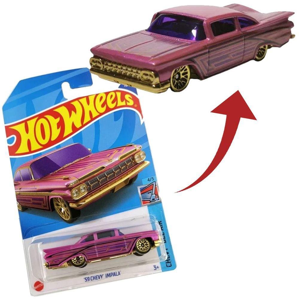 Hot Wheels Carro 59 Chevy Impala Colecionável Mattel