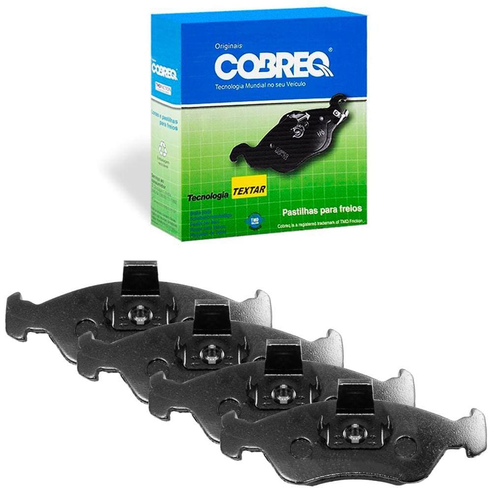 Kit Pastilha Freio Argo C3 Palio 11 A 19 Dianteira Cobreq