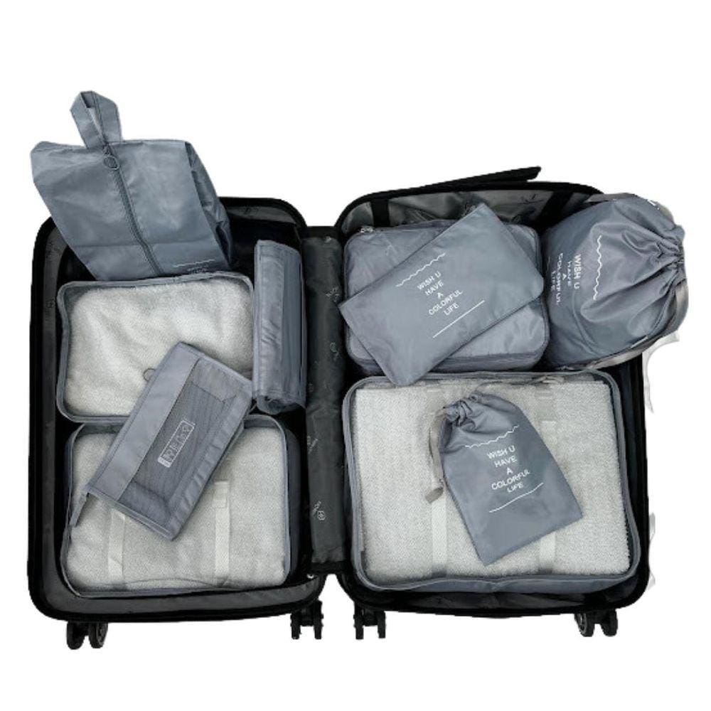 Organizador Necessaire Mala Viagem Kit 10 Peças Coleção