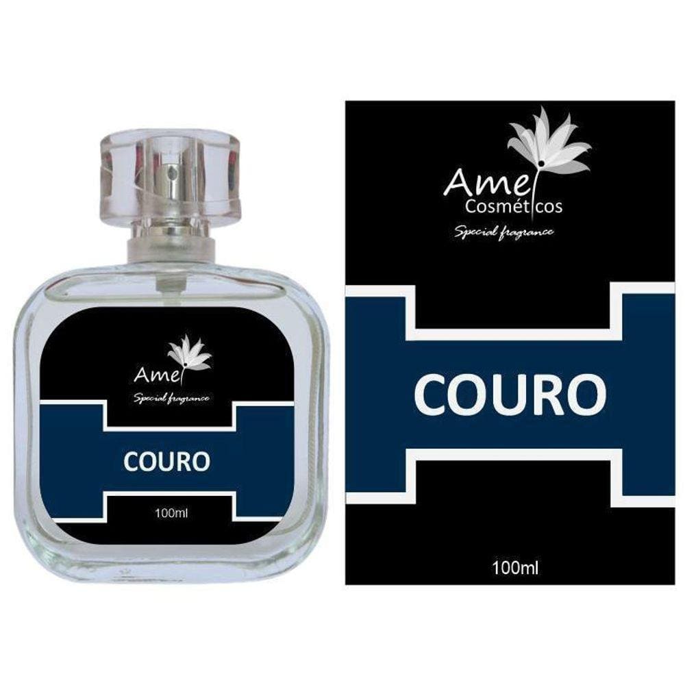 Perfume Amei Cosméticos Couro Com 100Ml