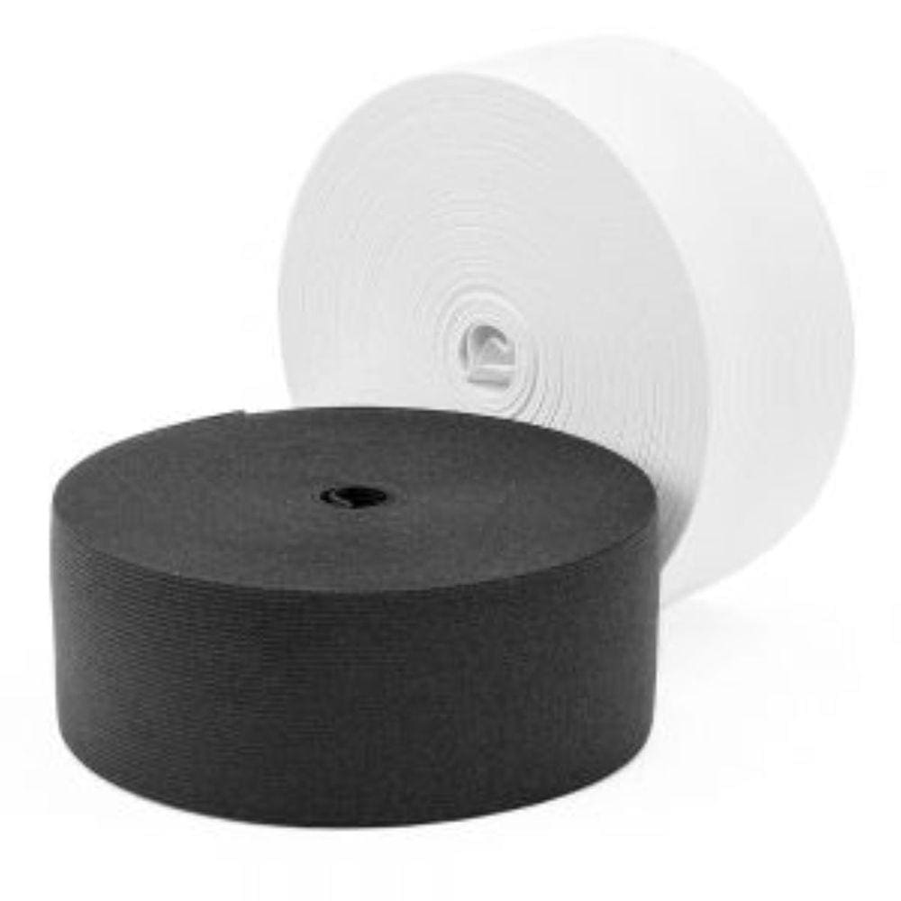 Elástico Colombe Crochet São José 60 mm Preto - 25 Metros