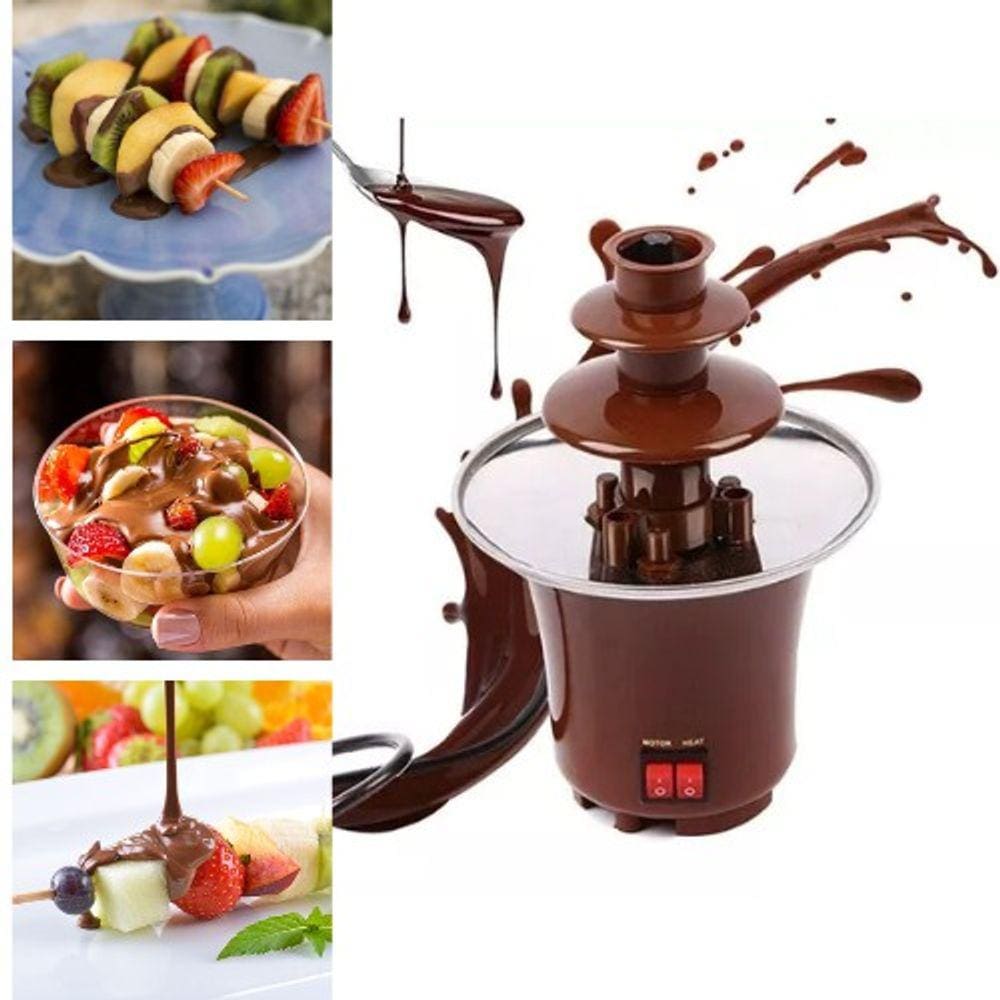 Founde Cascata de Chocolate: Doces de montão!