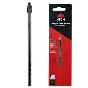 Broca Para Vidro 3Mm Porcelanato Cerâmica Metal Duro Htom