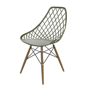 Cadeira para Sala de Estar Kayla Dsw Verde Musgo