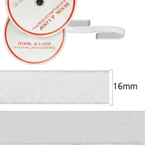 Fecho de Contato Branco 16 mm - 25 Metros