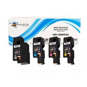 Kit 4x Toner Comp Xerox Phaser 6000 6010 6015 I B+C+Y+M I 2K