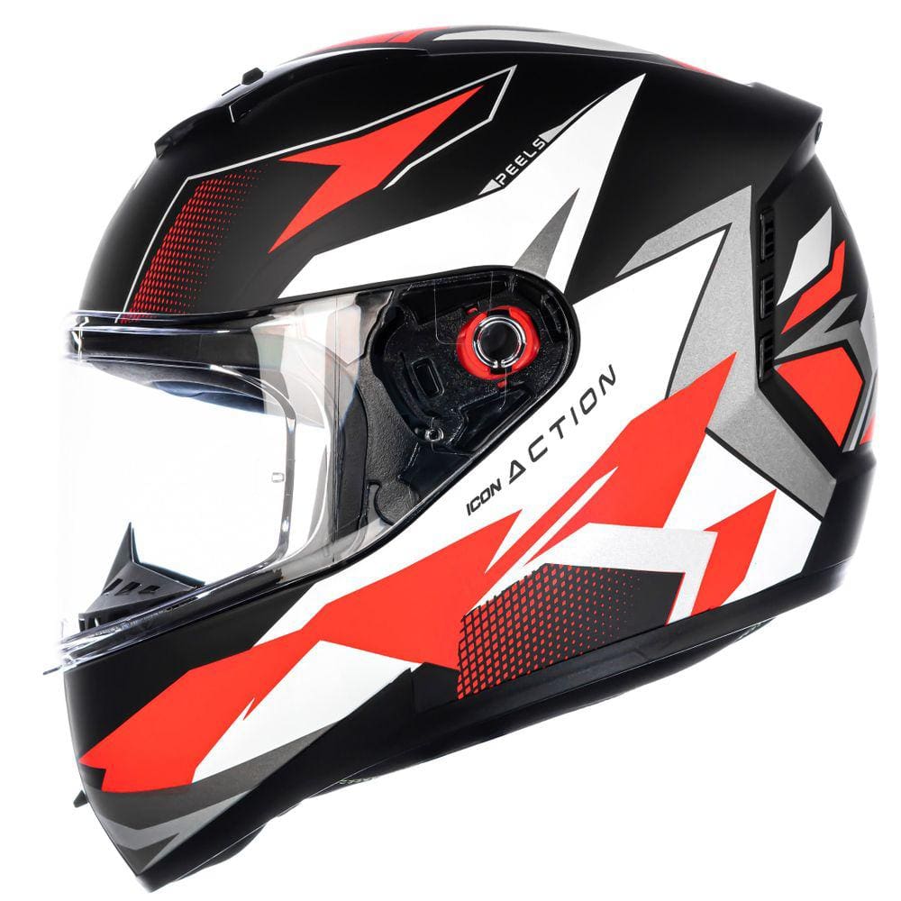 Capacete Masculino Feminino Peels Icon Action Preto Fosco