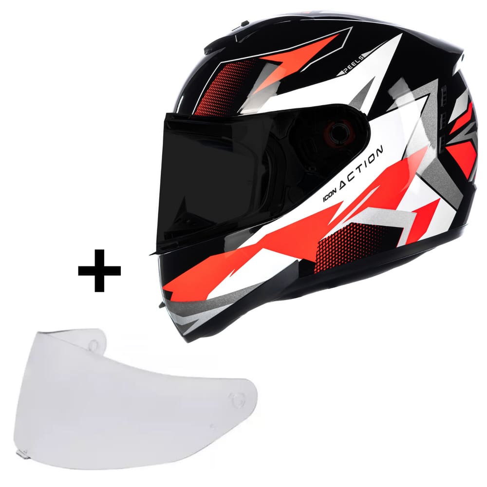 Capacete Peels Icon Mil Grau - Moto A