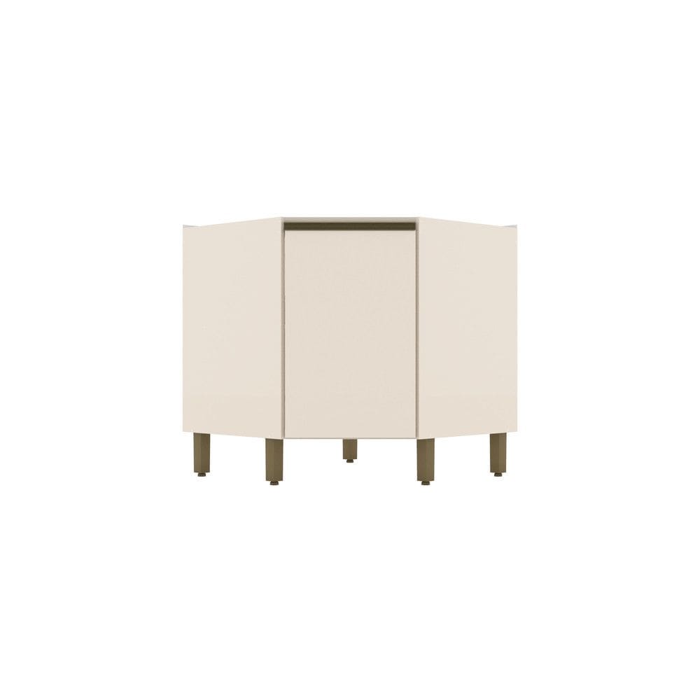 Balcão de Cozinha Canto Oblíquo 1 Porta Connect Henn